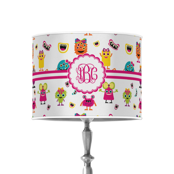 Girly Monsters 8" Drum Lampshade - ON STAND (Poly Film)
