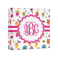 Girly Monsters Canvas Print - 8x8 (Personalized)