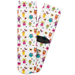 Girly Monsters Adult Crew Socks (Personalized)