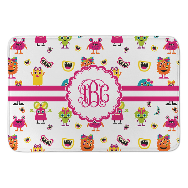 Custom Girly Monsters Anti-Fatigue Kitchen Mat (Personalized)
