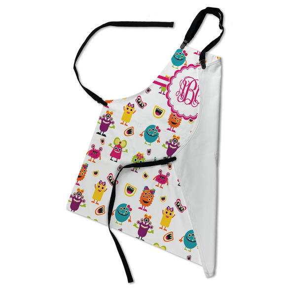 Girly Monsters Apron - Folded