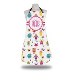 Girly Monsters Apron w/ Monogram