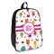 Girly Monsters Backpack - angled view
