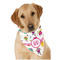 Girly Monsters Dog Bandana Scarf w/ Monogram