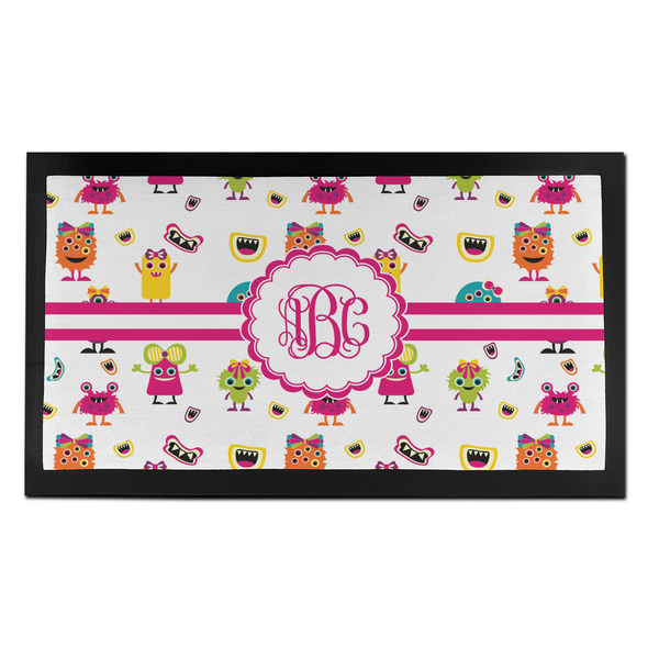 Custom Girly Monsters Bar Mat - Small (Personalized)