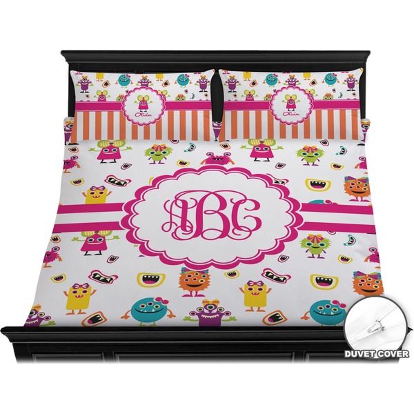 Girly Monsters Bedding Set (King) - Duvet