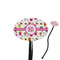 Girly Monsters 7" Oval Plastic Stir Sticks - Black - Single Sided (Personalized)