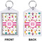 Girly Monsters Bling Keychain (Front + Back)