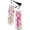 Girly Monsters Bookmark with tassel - Front and Back