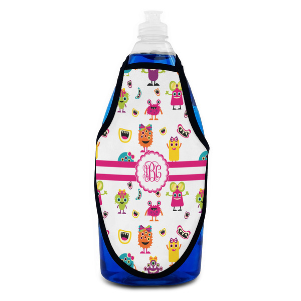 Girly Monsters Bottle Apron - Soap - FRONT