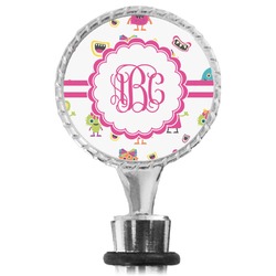 Girly Monsters Wine Bottle Stopper (Personalized)
