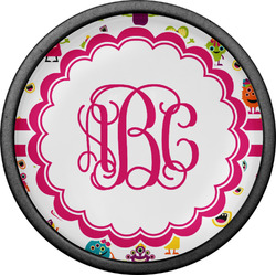 Girly Monsters Cabinet Knob (Black) (Personalized)