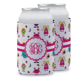 Girly Monsters Can Cooler (12 oz) w/ Monogram