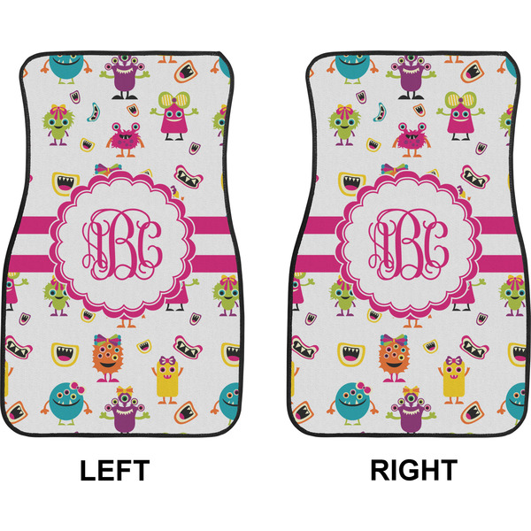Girly Monsters Car Mat Front - Approval