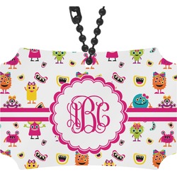 Girly Monsters Rear View Mirror Ornament (Personalized)