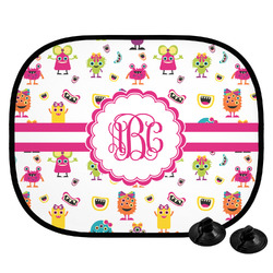Girly Monsters Car Side Window Sun Shade (Personalized)