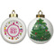 Girly Monsters Ceramic Christmas Ornament - X-Mas Tree (APPROVAL)