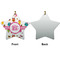 Girly Monsters Ceramic Flat Ornament - Star Front & Back (APPROVAL)