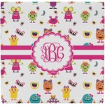 Girly Monsters Ceramic Tile Hot Pad (Personalized)