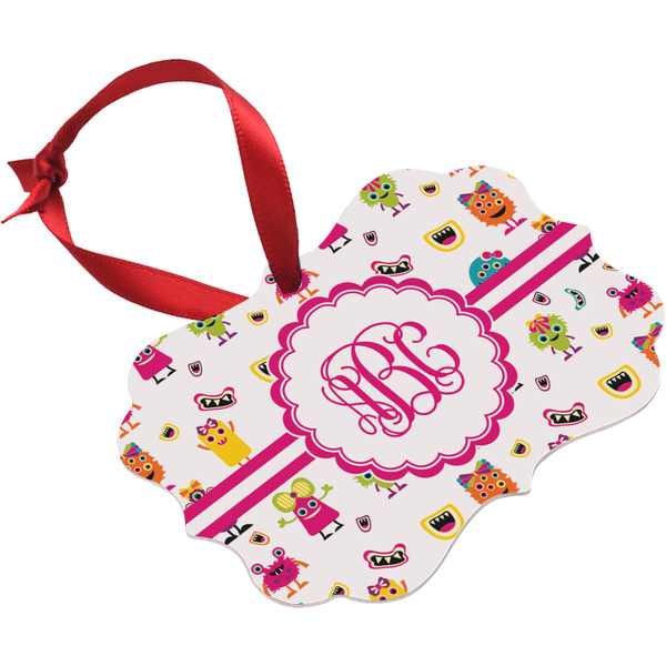 Girly Monsters Christmas Ornament