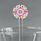 Girly Monsters 5.5" Round Plastic Stir Sticks - Clear (Personalized)