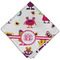 Girly Monsters Cloth Dinner Napkin - Single w/ Monogram
