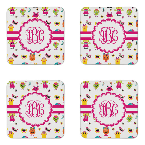Girly Monsters Coaster Set - APPROVAL