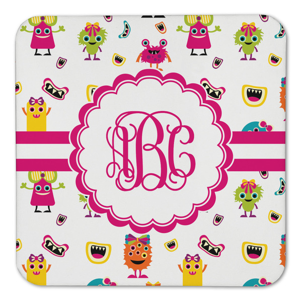 Girly Monsters Coaster Set - FRONT (one)