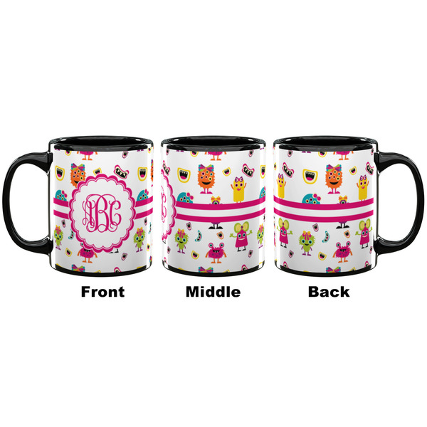 Girly Monsters Coffee Mug - 11 oz - Black APPROVAL