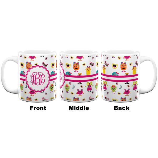 Girly Monsters Coffee Mug - 11 oz - White APPROVAL