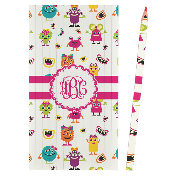 Girly Monsters Colored Pencils - Front View