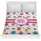 Girly Monsters Comforter - Full / Queen (Personalized)