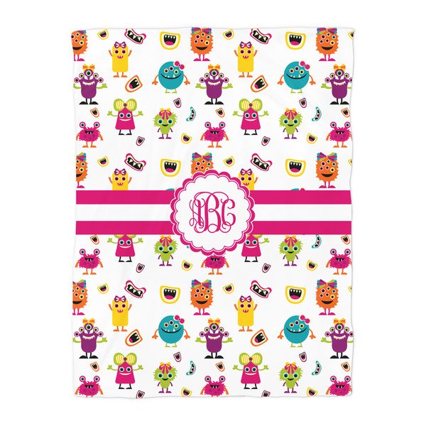 Girly Monsters Comforter - Twin - Front