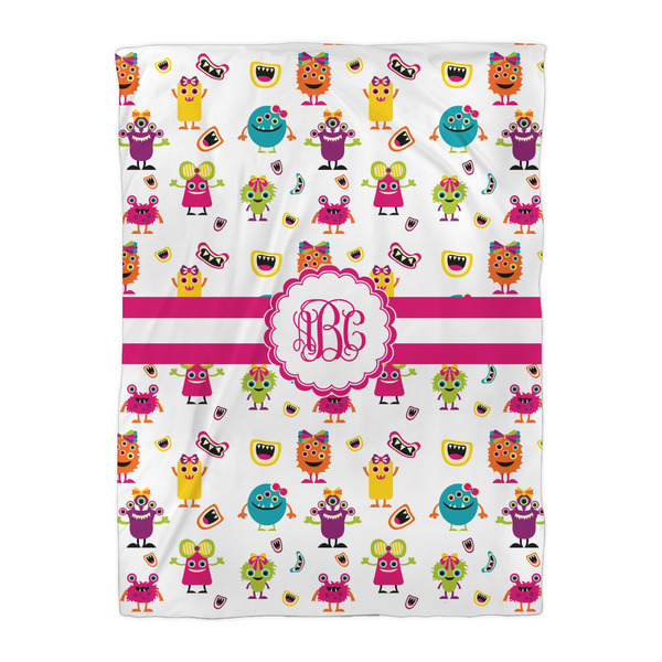 Girly Monsters Comforter - Twin XL - Front