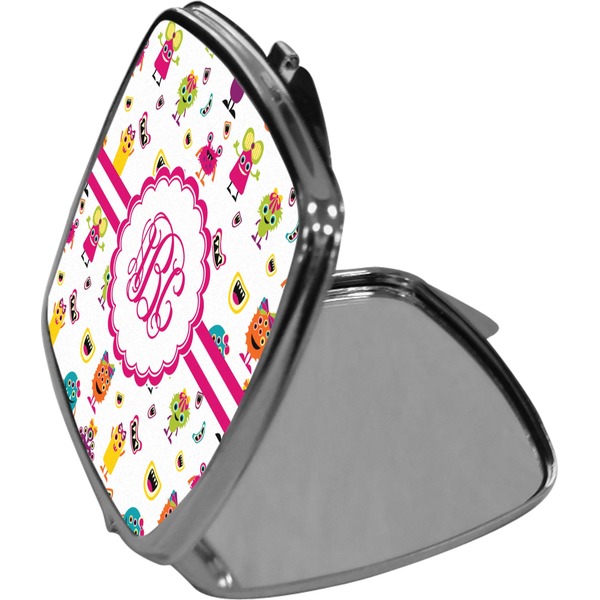 Girly Monsters Compact Mirror (Side View)
