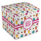 Girly Monsters Cube Favor Gift Box - Front/Main