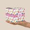 Girly Monsters Cube Favor Gift Box - On Hand - Scale View