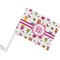 Girly Monsters Car Flag - Small w/ Monogram