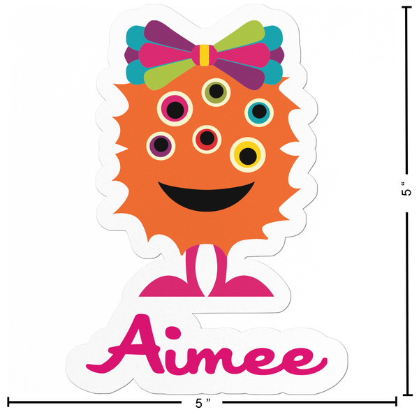 Girly Monsters Custom Shape Iron On Patches - L - APPROVAL