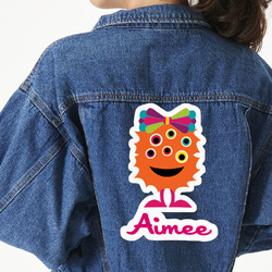 Girly Monsters Twill Iron On Patch - Custom Shape - 3XL (Personalized)