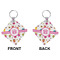 Girly Monsters Diamond Keychain (Front + Back)