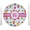 Girly Monsters 10" Glass Lunch / Dinner Plates - Single or Set (Personalized)