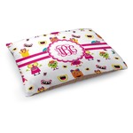 Girly Monsters Dog Bed - Medium w/ Monogram