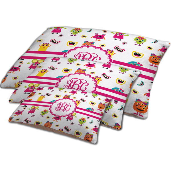 Girly Monsters Dog Beds - MAIN (sm, med, lrg)