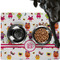 Girly Monsters Dog Food Mat - Large LIFESTYLE