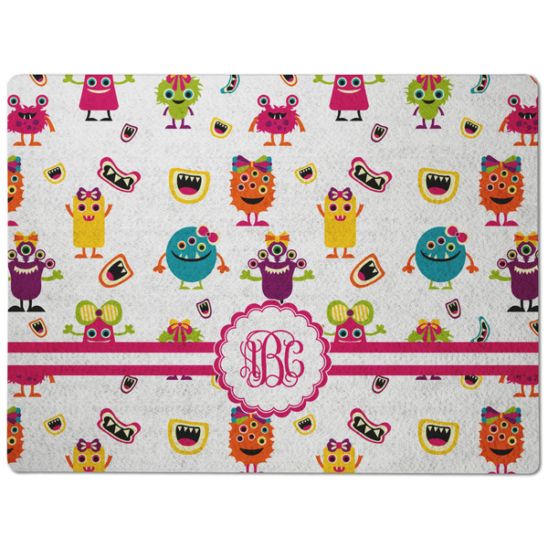 Girly Monsters Dog Food Mat - Medium without bowls