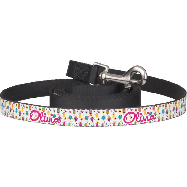 Custom Girly Monsters Dog Leash (Personalized)
