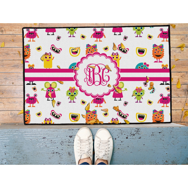 Girly Monsters Door Mat - LIFESTYLE (Med)