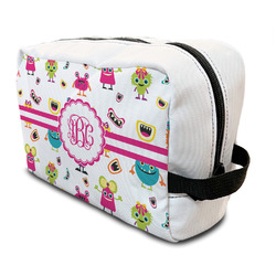 Girly Monsters Toiletry Bag / Dopp Kit (Personalized)