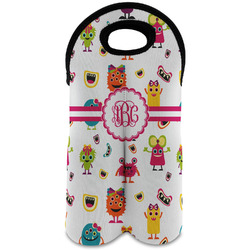 Girly Monsters Wine Tote Bag (2 Bottles) (Personalized)